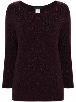 Fabiana Filippi свитер с люрексом, фиолетовый