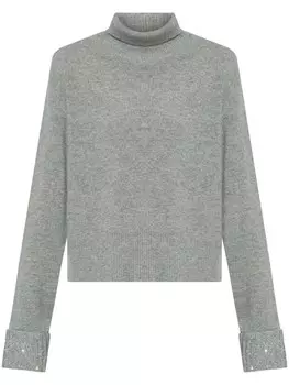 Fabiana Filippi свитер с пайетками, серый