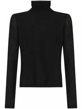 Fabiana Filippi свитер с ребристым воротом, черный