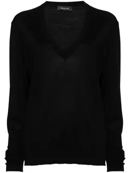 Fabiana Filippi свитер тонкой вязки, черный