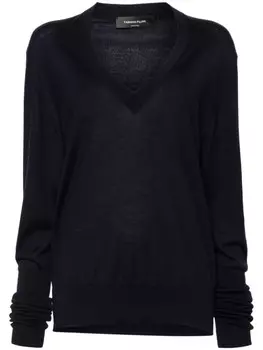 Fabiana Filippi свитер тонкой вязки, синий
