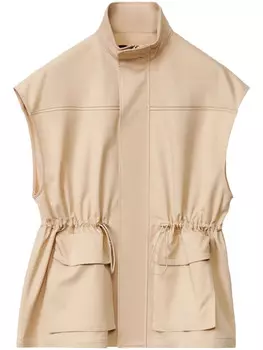 Фабиана Филиппи свободный жилет Fabiana Filippi, коричневый