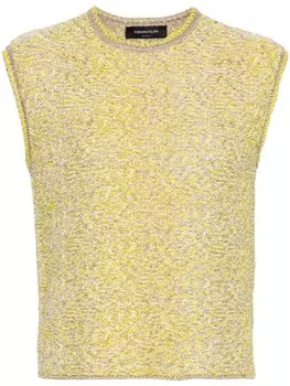 Fabiana Filippi топ из ткани букле с люрексом, желтый