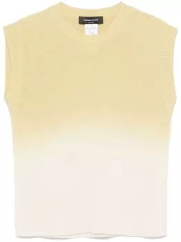 Fabiana Filippi топ с эффектом градиента, желтый