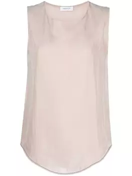 Fabiana Filippi топ с круглым вырезом, розовый