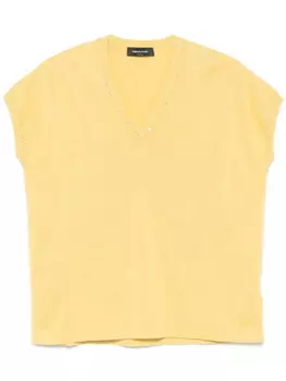 Fabiana Filippi топ с пайетками, желтый