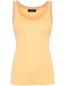 Fabiana Filippi топ с U-образным вырезом, оранжевый