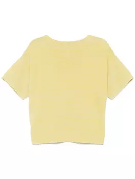 Fabiana Filippi топ с вырезом лодочкой, желтый