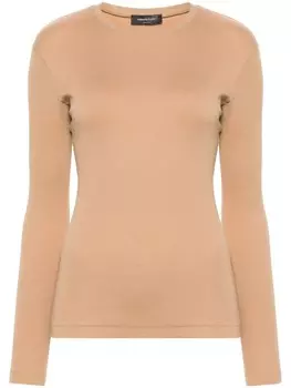 Fabiana Filippi топ тонкой вязки, нейтральный цвет