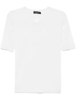 Fabiana Filippi топ в рубчик, белый