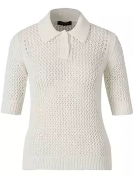 Fabiana Filippi трикотажная рубашка поло, белый