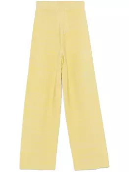 Fabiana Filippi трикотажные брюки палаццо, желтый