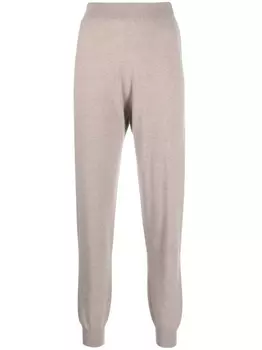 Fabiana Filippi трикотажные брюки с завышенной талией, нейтральный цвет