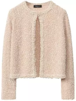 Fabiana Filippi твидовая куртка, розовый