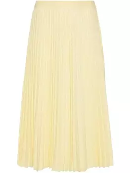 Fabiana Filippi юбка А-силуэта со складками, желтый