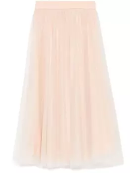 Fabiana Filippi юбка миди из тюля, розовый