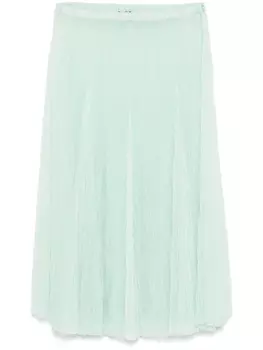 Fabiana Filippi юбка миди из тюля, зеленый