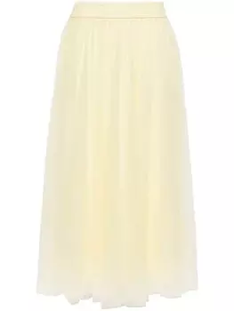 Fabiana Filippi юбка миди с эластичным поясом, желтый