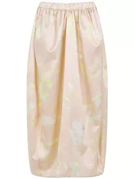 Fabiana Filippi юбка с цветочным принтом, розовый