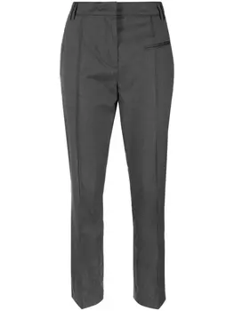Fabiana Filippi укороченные брюки средней посадки, серый
