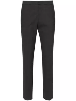 Fabiana Filippi укороченные брюки строгого кроя, серый
