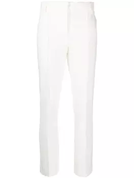 Fabiana Filippi укороченные брюки узкого кроя, белый