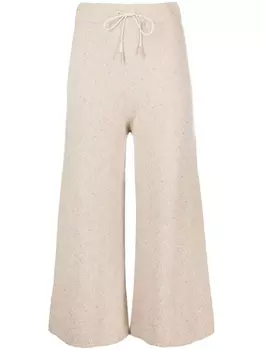 Fabiana Filippi укороченные трикотажные брюки, нейтральный цвет