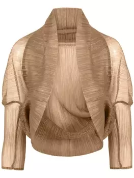 Fabiana Filippi укороченный бомбер, коричневый