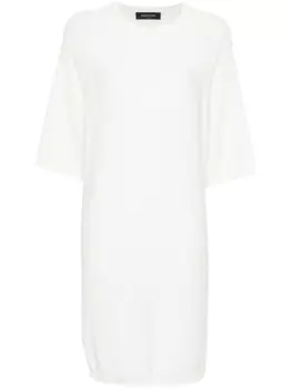 Fabiana Filippi вязаная юбка миди, белый