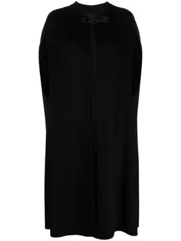 Fabiana Filippi вязаный кейп без рукавов, черный