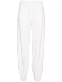 Fabiana Filippi зауженные брюки с эластичным поясом, белый