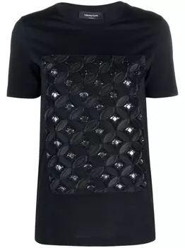 Fabiana Filippi жаккардовая футболка, синий