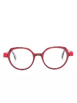 Face Face очки Kyoto 1 в овальной оправе, розовый