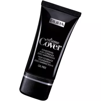 Face Make-Up Extreme Cover Тональный крем с высоким покрытием Spf15, 001 Светлый цвет слоновой кости, Pupa