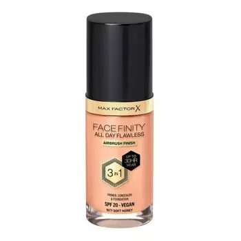 Facefinity 3 в 1 тональный крем spf20 Max Factor, цвет 77 soft honey, 30 мл