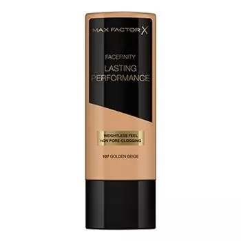 Facefinity долговечная тональная основа Max Factor, цвет 107 golden beige, 35 мл