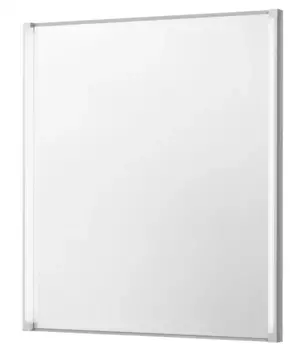 FACKELMANN Зеркало со светодиодной подсветкой "LED-LINE", LED 60,5х67х4 см, цвет silbergrau