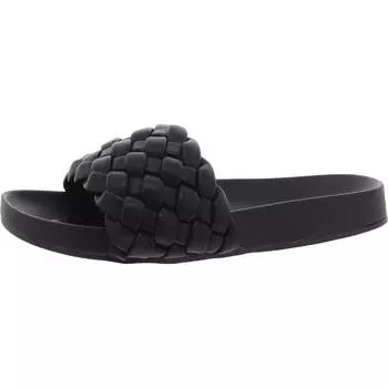 Faddy женские плетеные шлепанцы для бассейна из искусственной кожи DV By Dolce Vita, черный