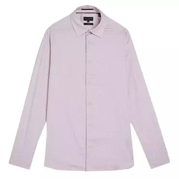 Faenza рубашка с геометрическим рисунком Ted Baker, розовый