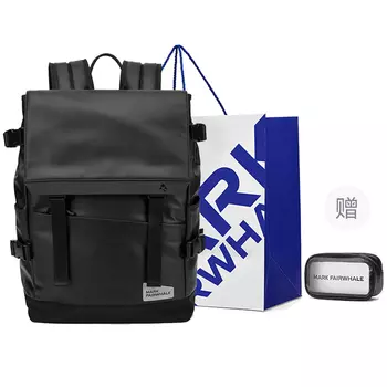 FAIRWHALE Сумка для ноутбука Wind Style Collection, легкий тканевый рюкзак, стандартный, мужской, черный