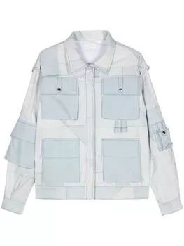 Faith Connexion джинсовая куртка со вставками, синий