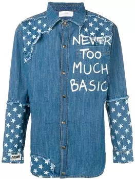Faith Connexion джинсовая рубашка, синий