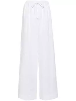 Faithfull the Brand льняные брюки Conigli, белый