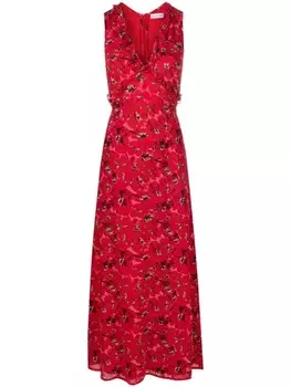 Faithfull the Brand платье макси San Luis с цветочным принтом, розовый