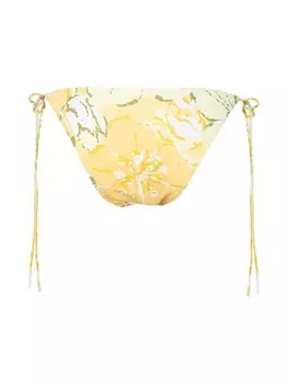 Faithfull the Brand плавки бикини Nomi с цветочным принтом, желтый