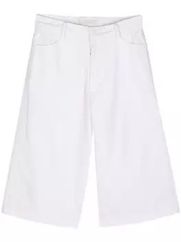 Faithfull the Brand широкие парусиновые шорты, белый