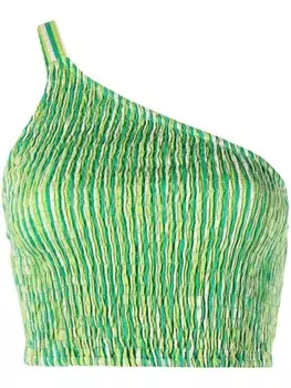 Faithfull the Brand топ Le Manoa на одно плечо, зеленый