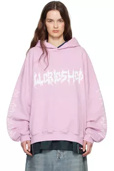 Faithless худи оверсайз 032C, розовый