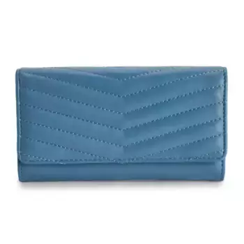 Файлмастер-кошелек Keelan с блокировкой RFID Unbranded, цвет quilted french blue