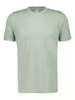 Фактурная футболка 120% Lino, зеленый